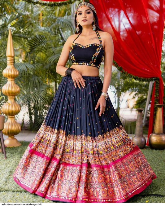 DIGITAL PRINTED WORK LAHENGA CHOLI WITH DUPATTA simsim