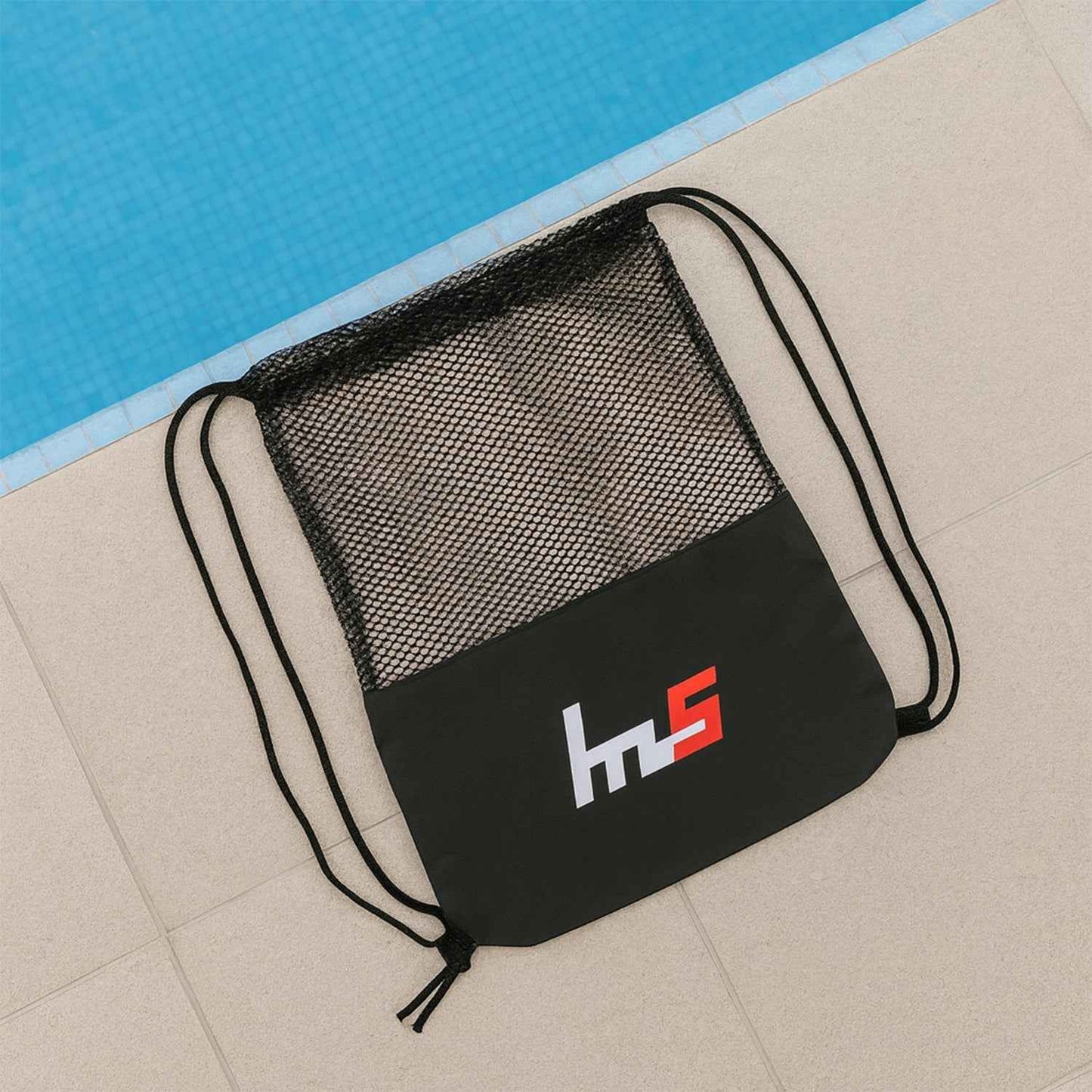 Mesh Drawstring Gym Sack – Breathable Sports Backpack (1 Pc)