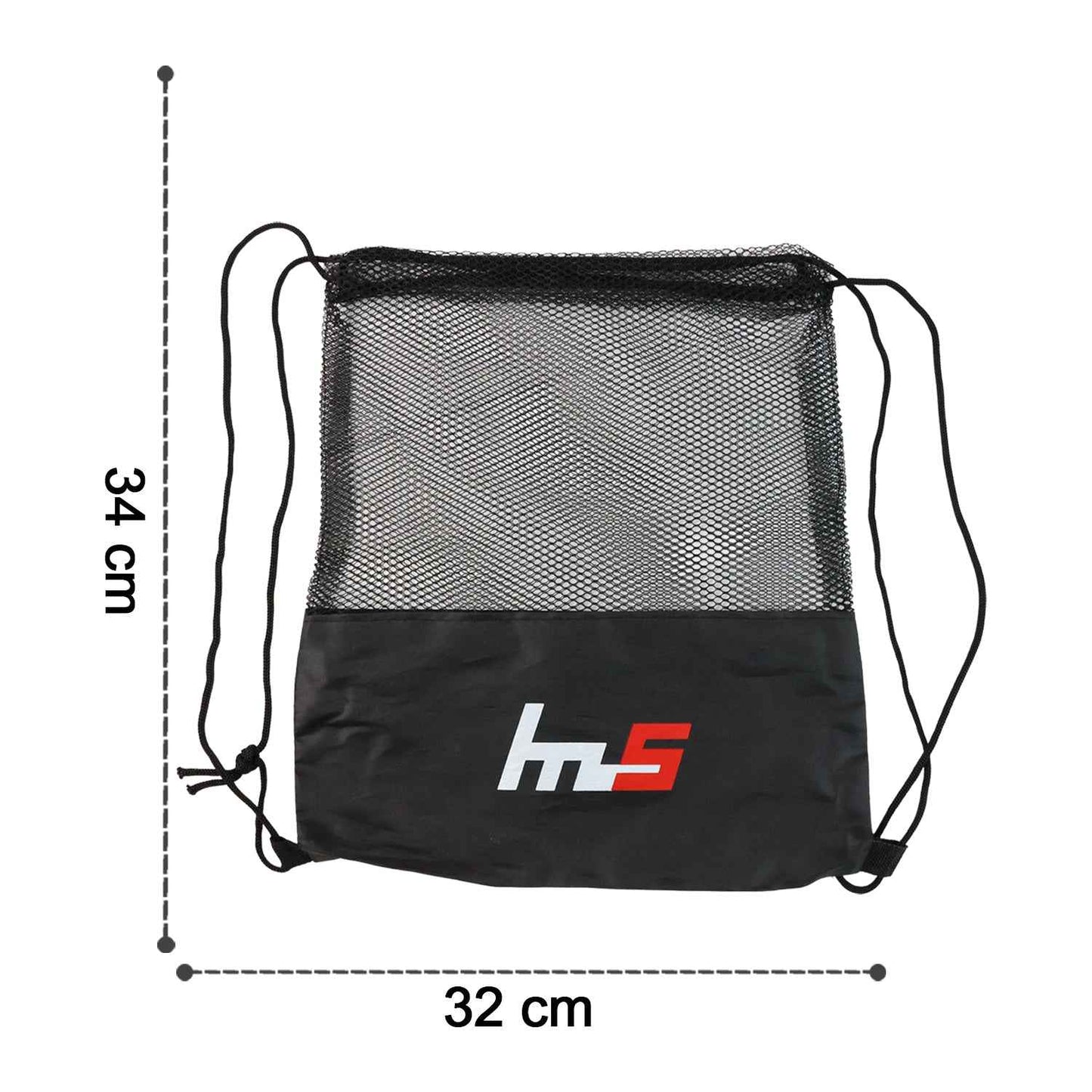 Mesh Drawstring Gym Sack – Breathable Sports Backpack (1 Pc)