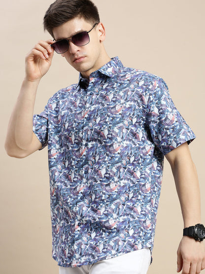 Men Multi Graphics Casual Shirt