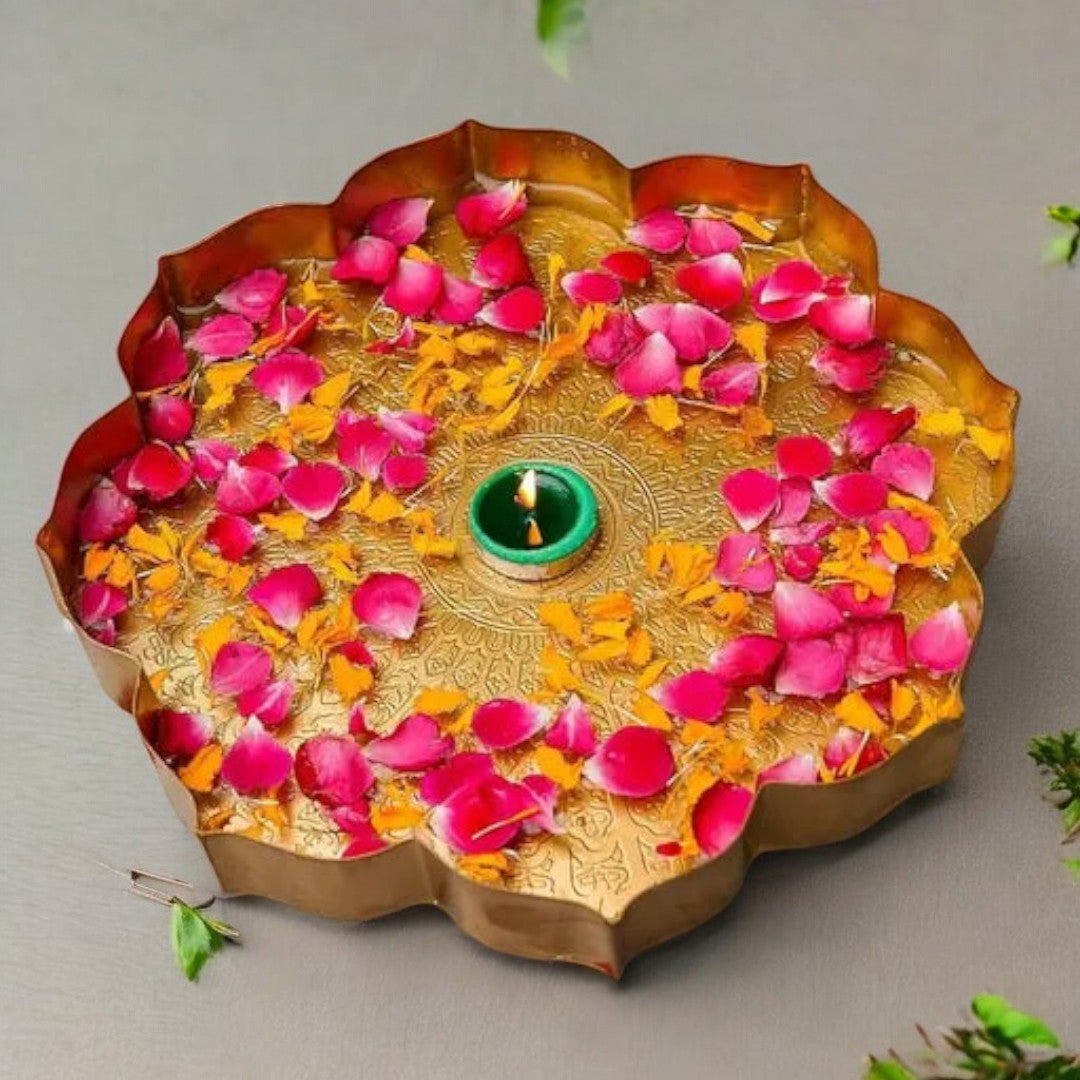 Gold Moon Morden Lotus Urli Bowl Urli Pot Floting Urli 