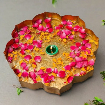 Gold Moon Morden Lotus Urli Bowl Urli Pot Floting Urli 