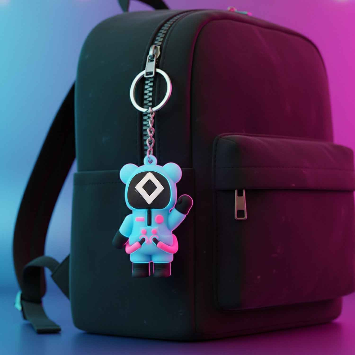 Cute Character-Themed Soft Silicone Keychain (Mix Desgin / 1 Pc)