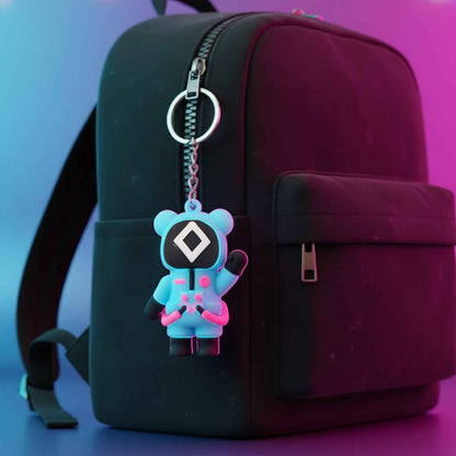 Cute Character-Themed Soft Silicone Keychain (Mix Desgin / 1 Pc)