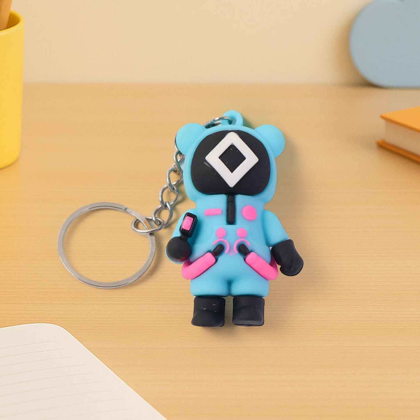 Cute Character-Themed Soft Silicone Keychain (Mix Desgin / 1 Pc)