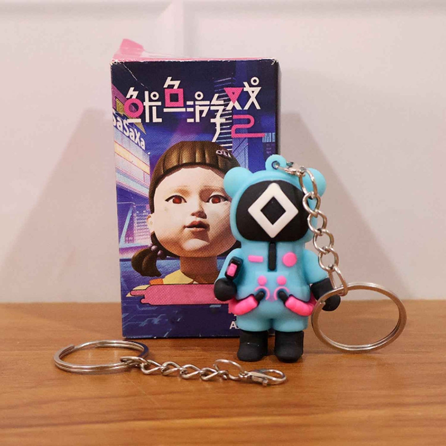 Cute Character-Themed Soft Silicone Keychain (Mix Desgin / 1 Pc)