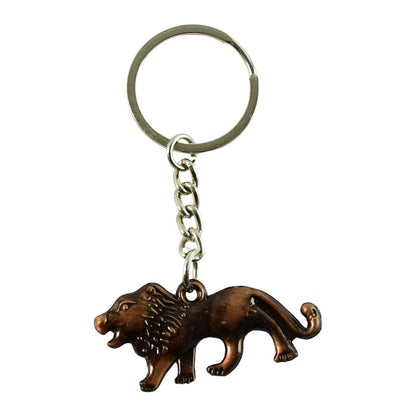 Elegant Walking Lion Metal Keychain (1 Pc)
