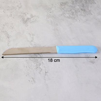 Premium Quality Stainless Steel Handle Plain Knife (10 Pc / 1 Set)