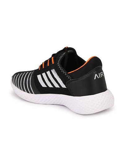 Light Weight Black Good Quality Running Shoes 