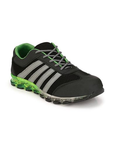 Men's Multicoloured Striped Mesh Sports Shoes simsim