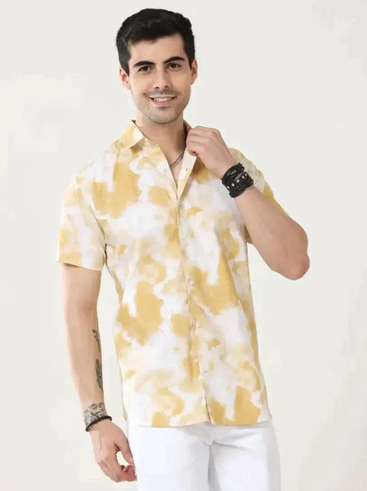 Mens casual printed shirt simsim