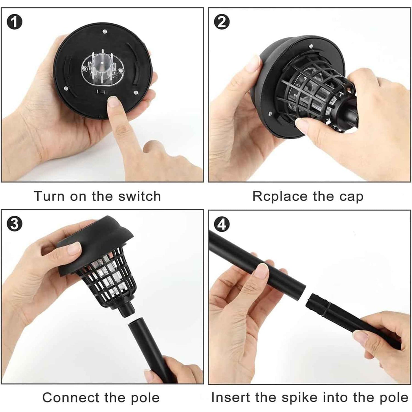 Solar Powered Mosquito Killer Garden Light (5 Pc)