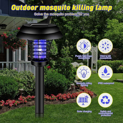 Solar Garden LED Bug Zapper Stake Light (1 Pc)