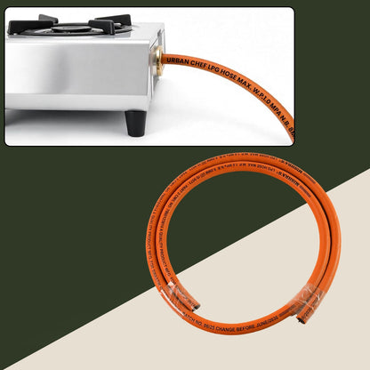 5-Piece Multipurpose LPG Kitchen Combo Set with Gas Pipe, Trolley & Tools