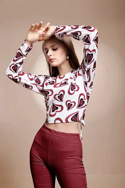 New Women Fancy Crop Top 