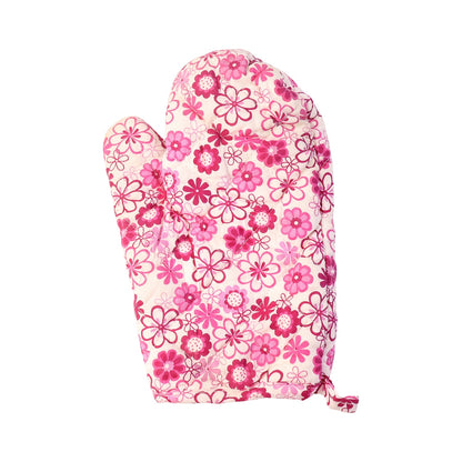 Designer Multicoloured Oven Mitt and Pot Holder (24 Cm)