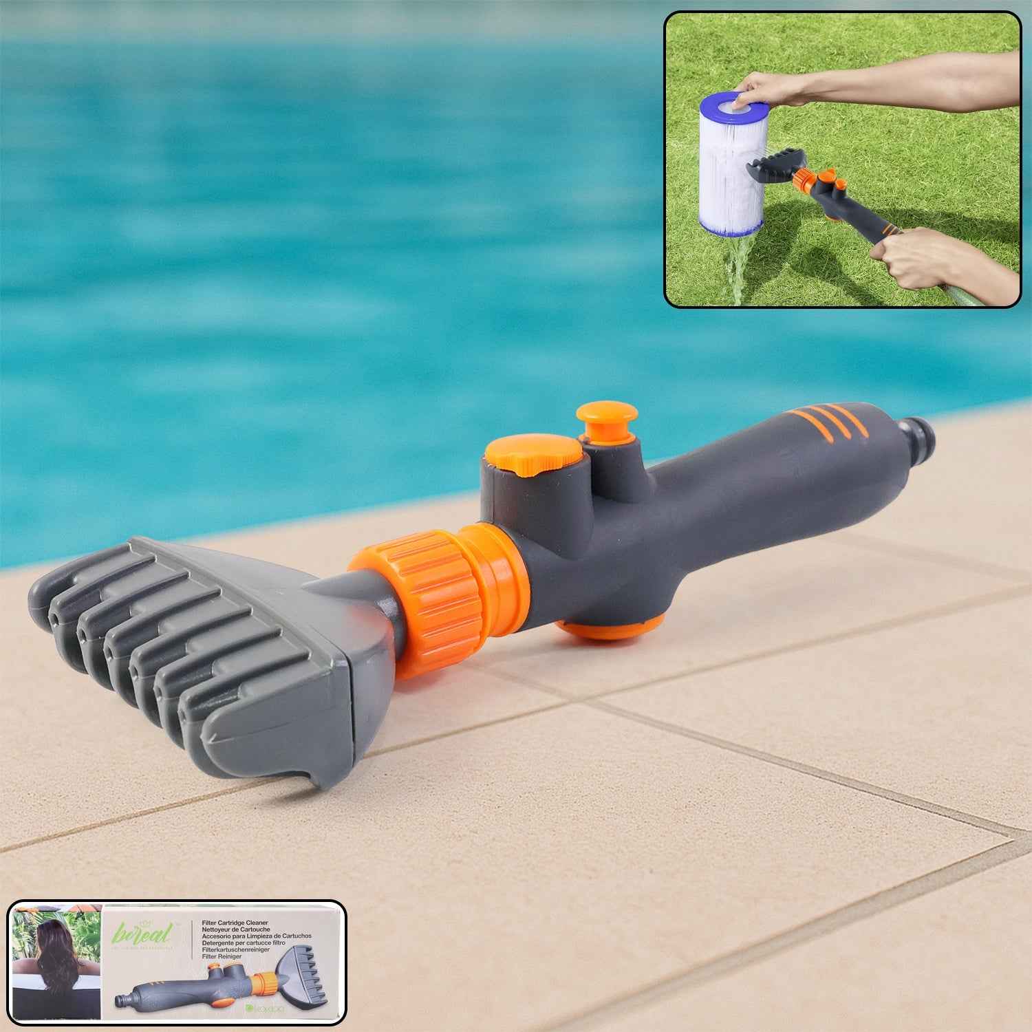 High-Pressure Pool Filter Cartridge Cleaner Nozzle (1 Pc)