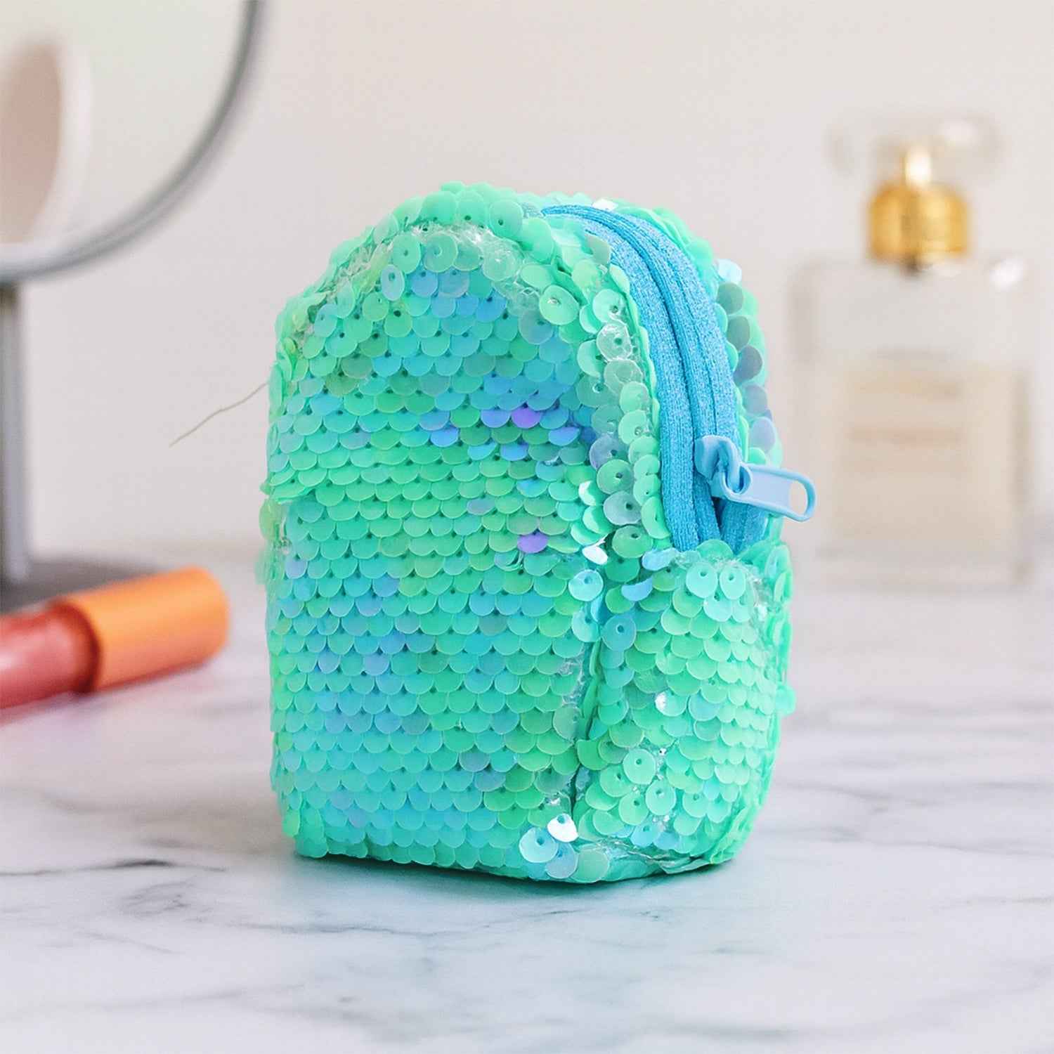 Mini Sequin Zipper Pouch - (1 Pc)