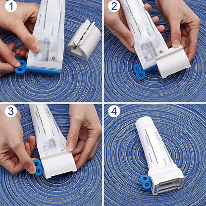 Premium Plastic Tube Squeezer Dispenser Set (10 Pc)