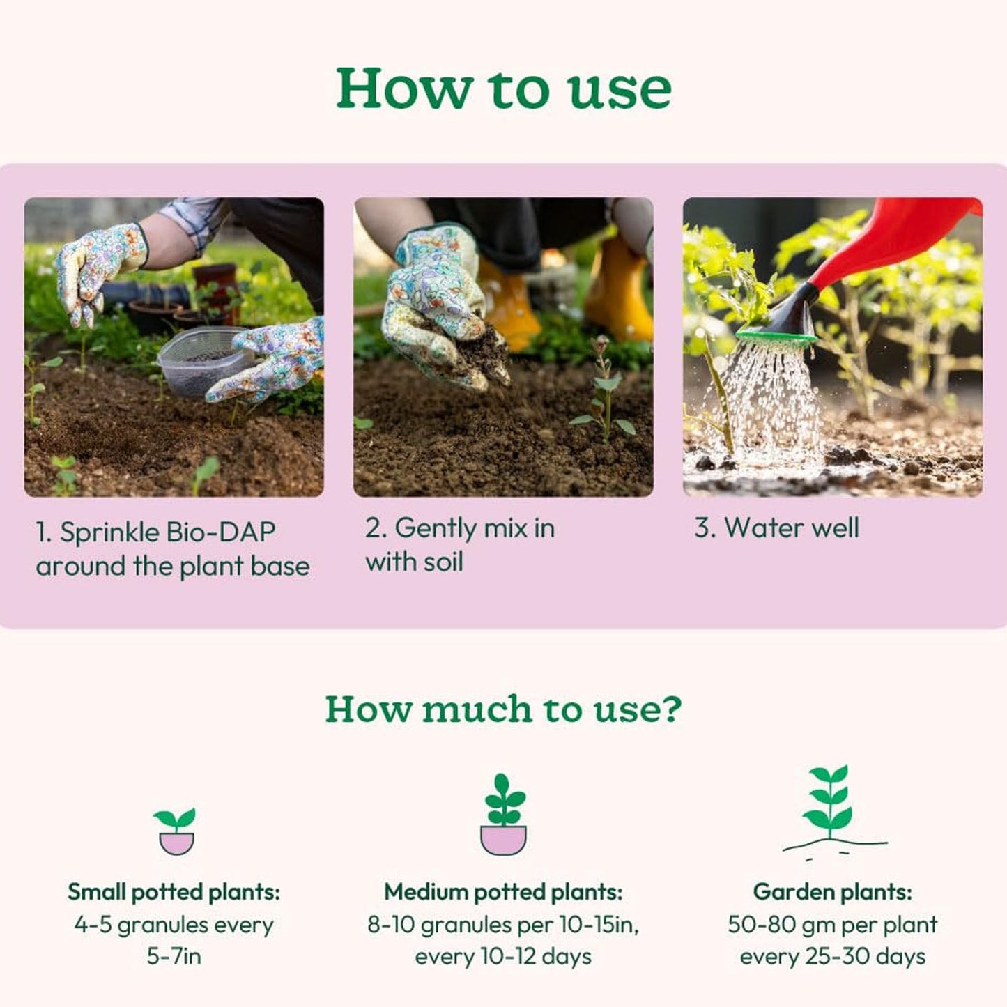 Red Organic Soil Fertilizer Granules  (1 KG Pack)