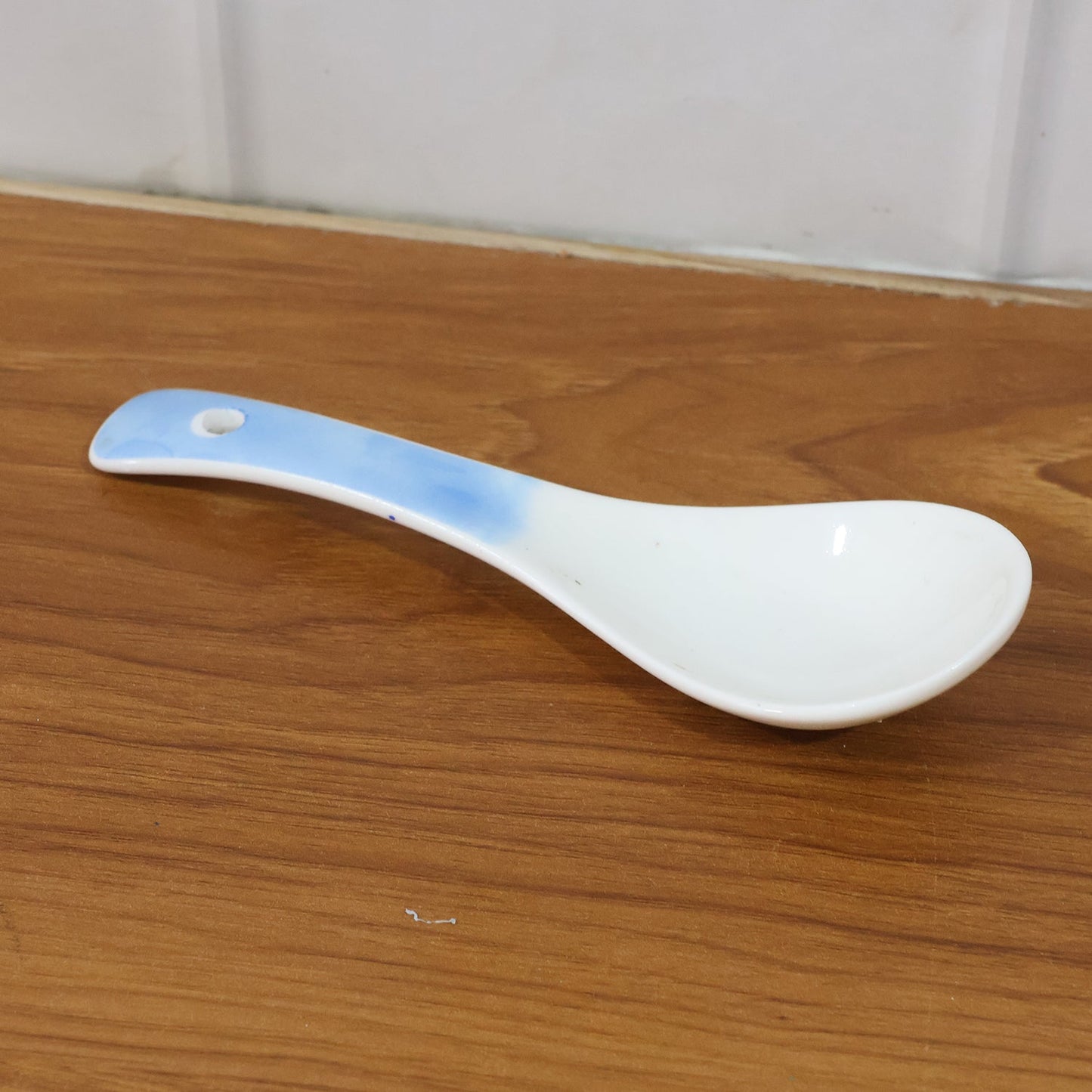 Premium Ceramic Serving Spoon (14 cm, 1 Pc)