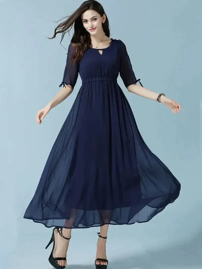 Stylish Retro Women Western Dress simsim