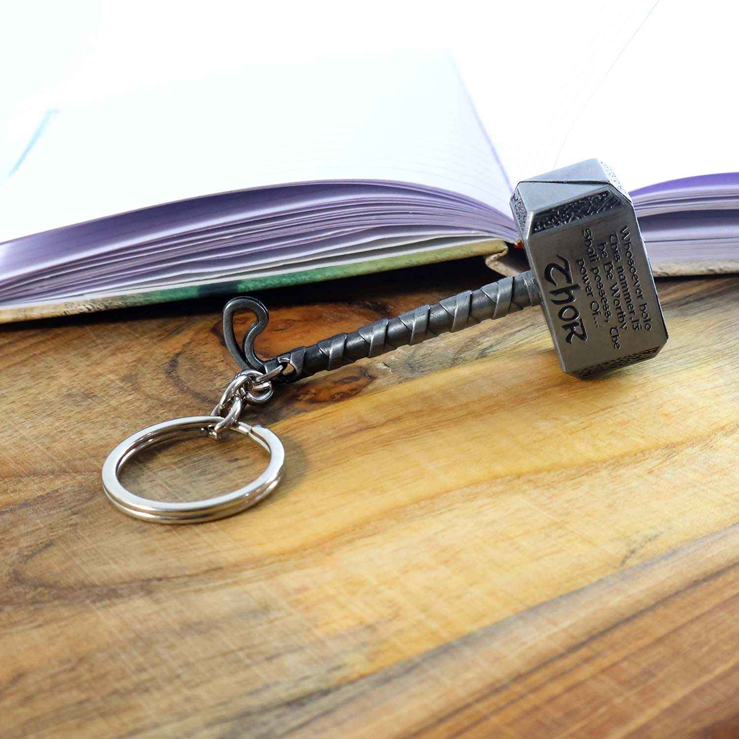 Big Metal Hammer Shape Keychain (1 Pc)