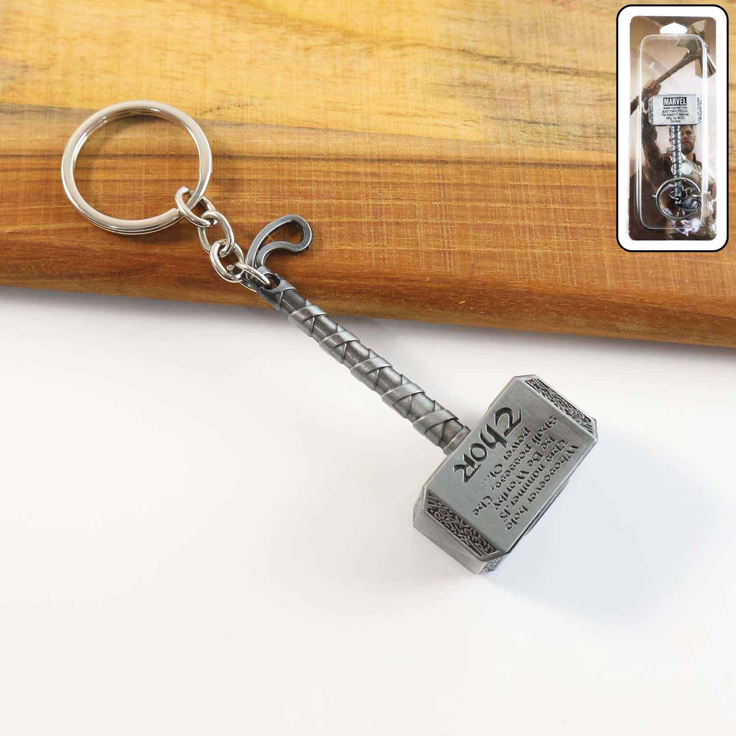 Big Metal Hammer Shape Keychain (1 Pc)