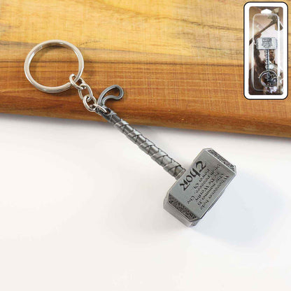 Big Metal Hammer Shape Keychain (1 Pc)
