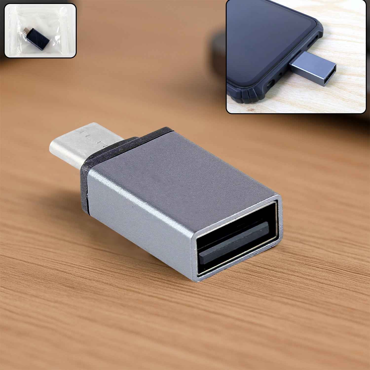 Type-C OTG Adapter pen drive - (1 Pc)
