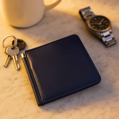 Premium Slim Bi-Fold Wallet for Men with Gift Box Packing