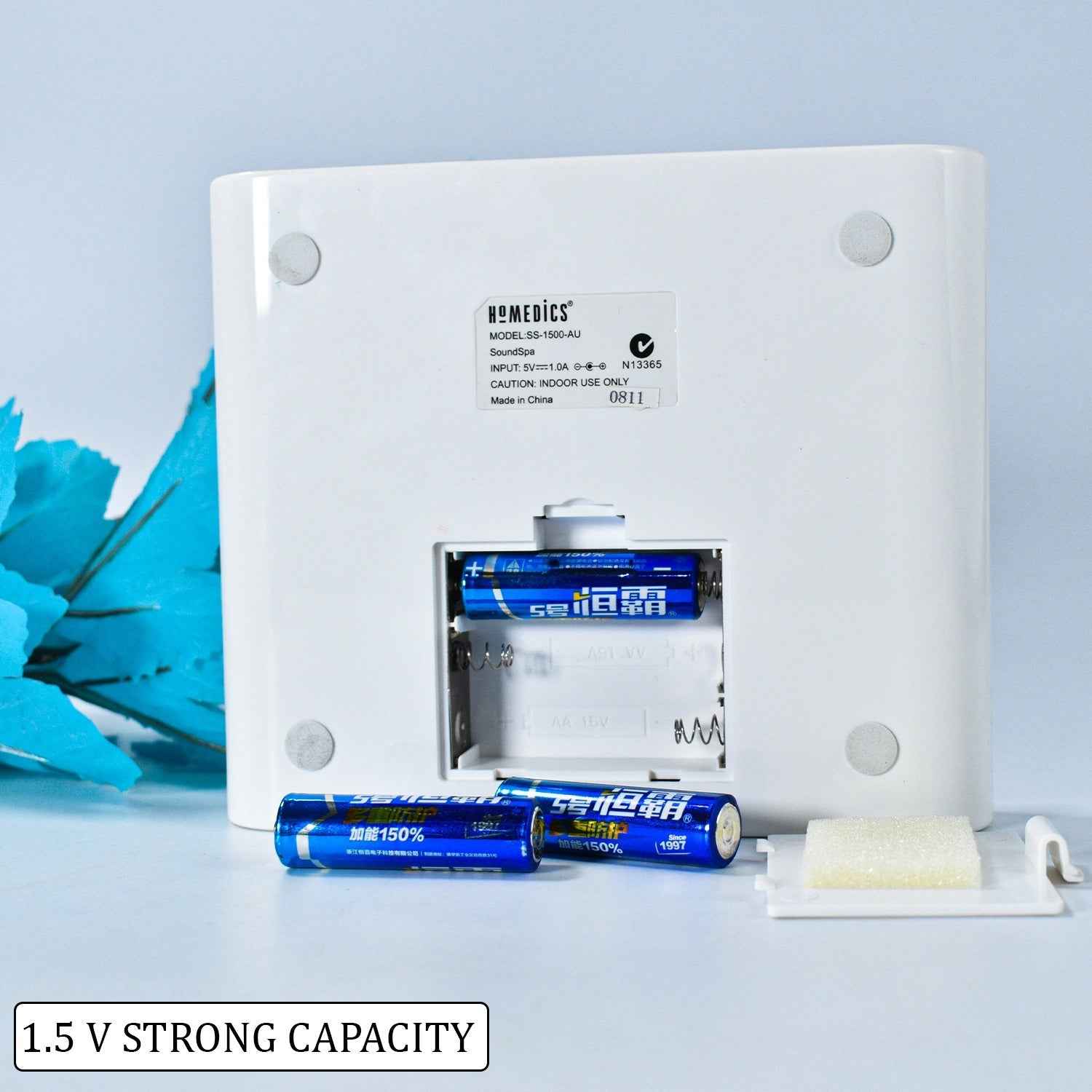 Sleep Therapy Sound Machine with 8 Soothing Sounds (Battery, Timer Option)