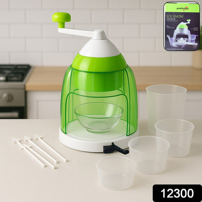 2-in-1 Ice Shaver & Snow Cone Maker