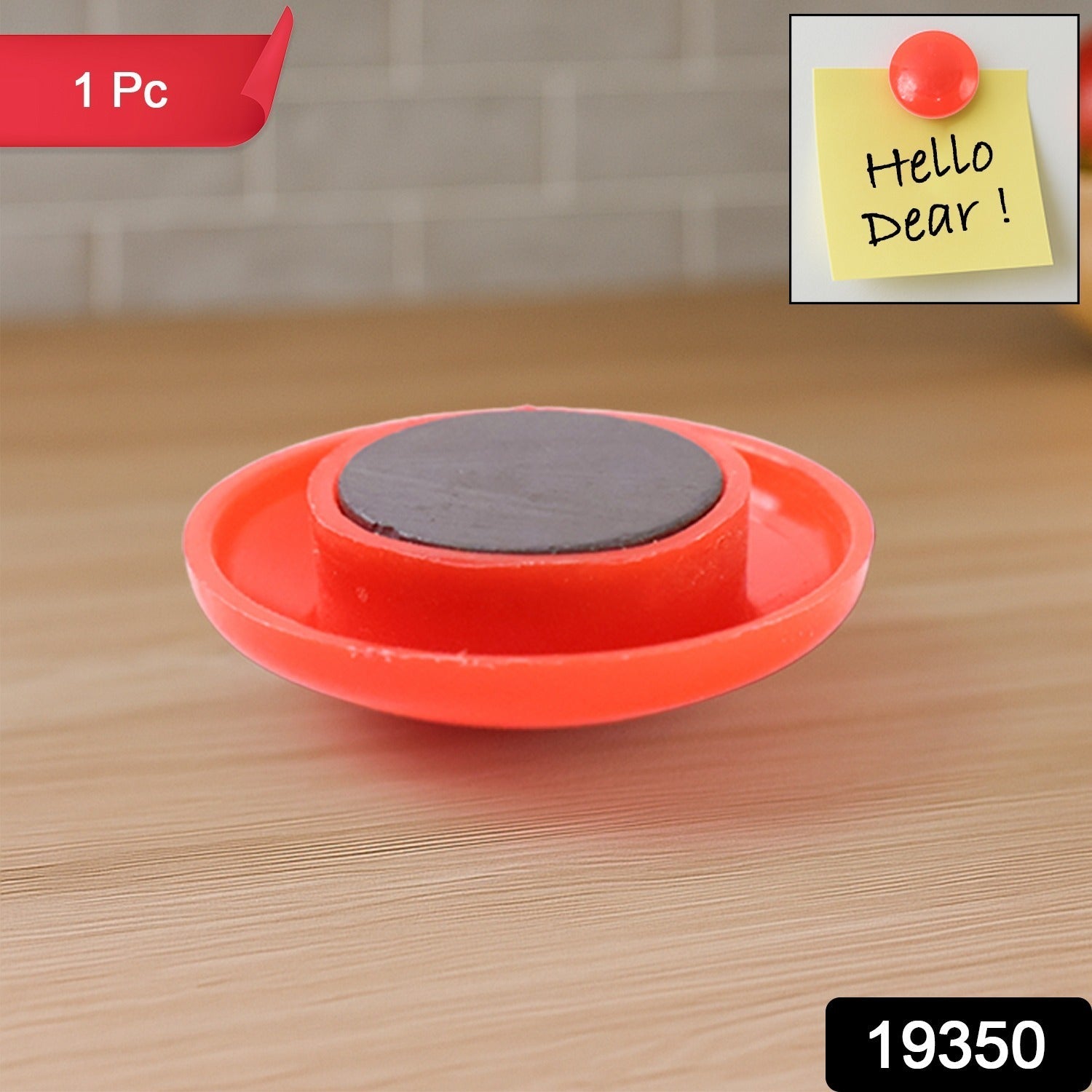 Dot Magnet Red Pin Buttons