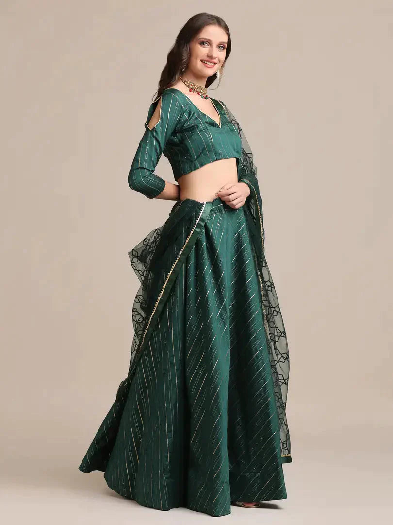 Women  Georgette Semi Stitched Lehenga Choli simsim