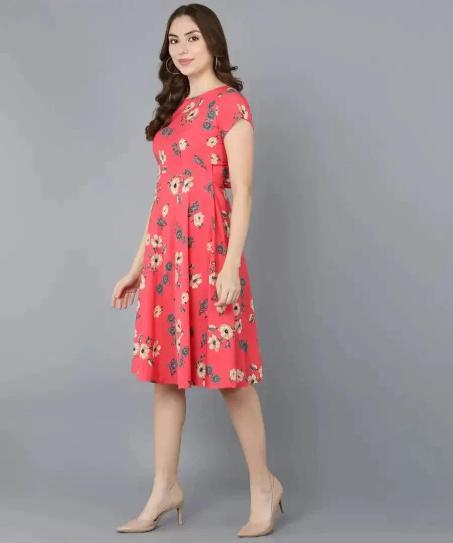 Womens Western Wear Fit and Flare Skater Dresses simsim