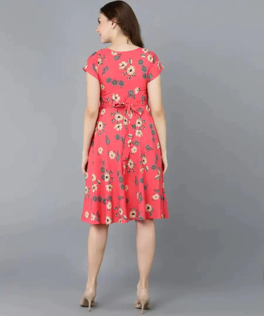 Womens Western Wear Fit and Flare Skater Dresses simsim