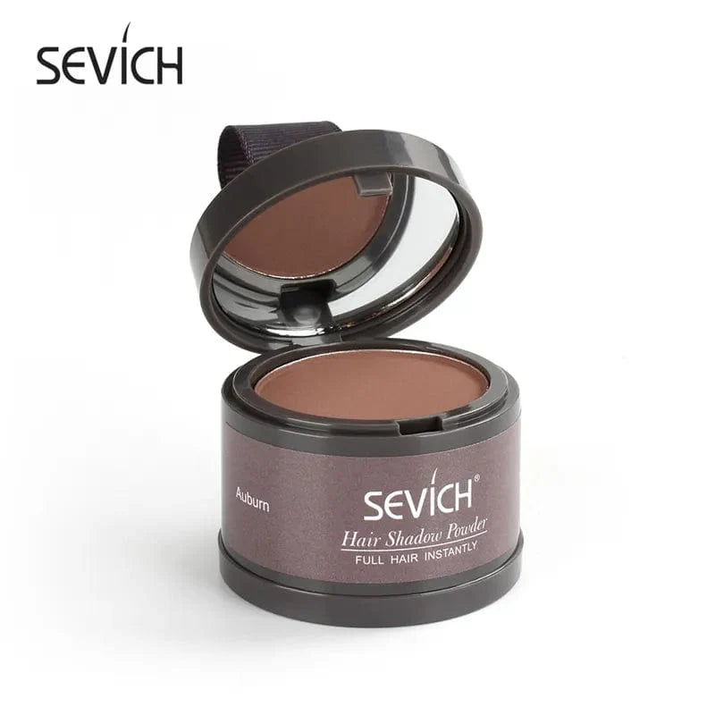 Auburn / CHINA Sevich Hair Line Powder 4g Black Root Cover Up Natural Instant Waterproof Hairline Shadow Powder Hair Concealer Coverage 13color Zaavio®