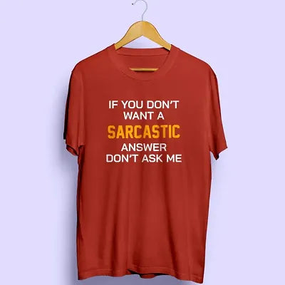 sarcastic red t-shirt