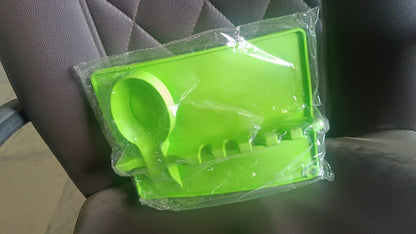 4-Slots Silicone Multifunctional Spoon Holders Fork Spatula Rack (1 Pc)