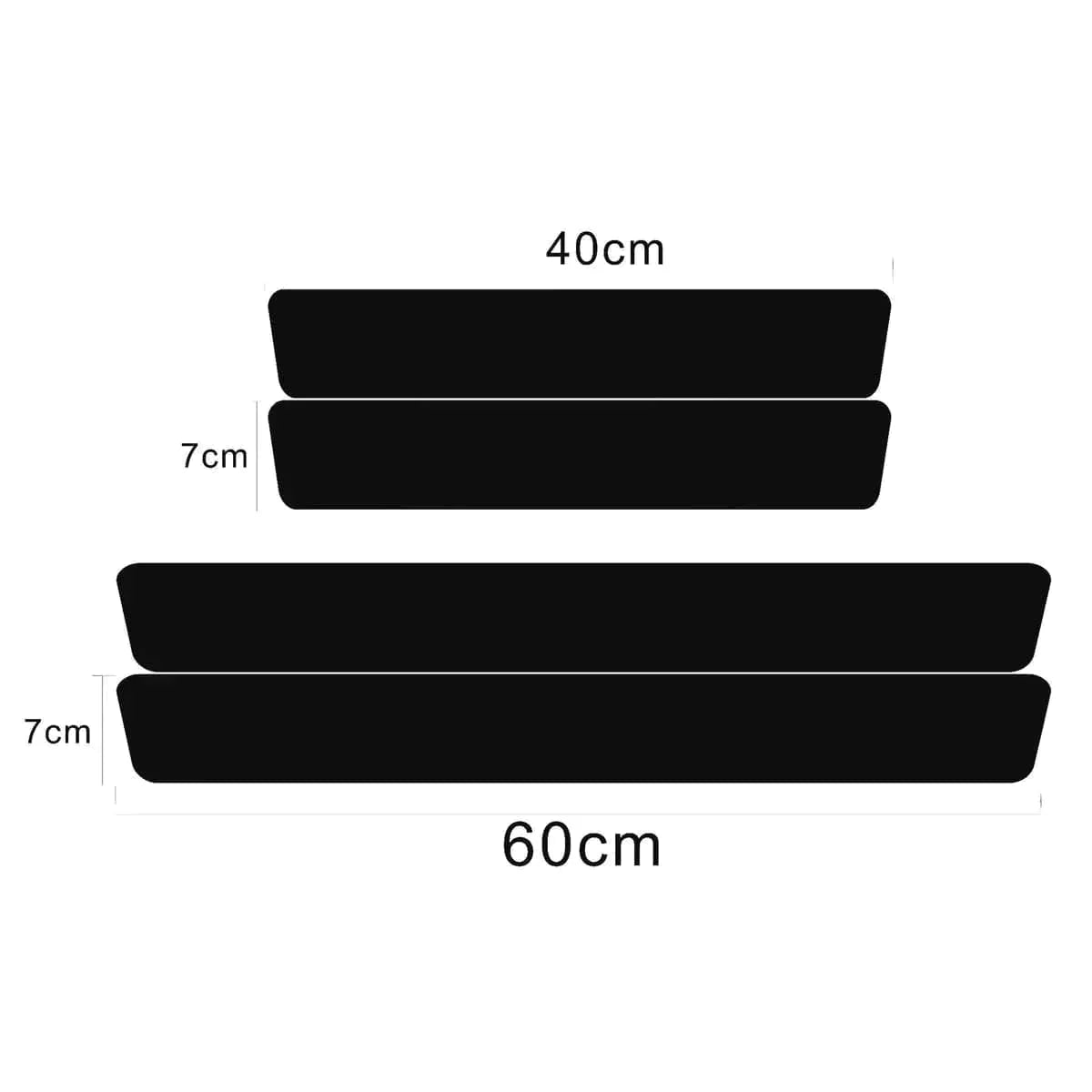 Carbon Fiber Door Sill Protector (4 Pcs)