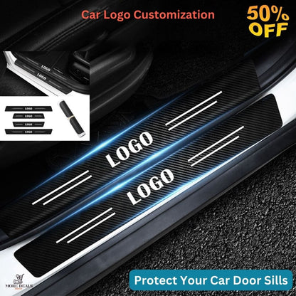 Carbon Fiber Door Sill Protector (4 Pcs)