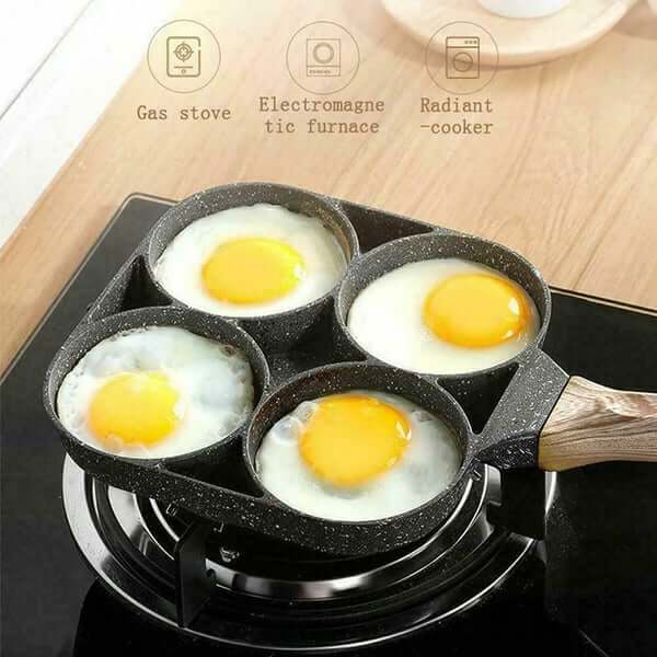 4 Hole Non-stick PAN - Shopsy