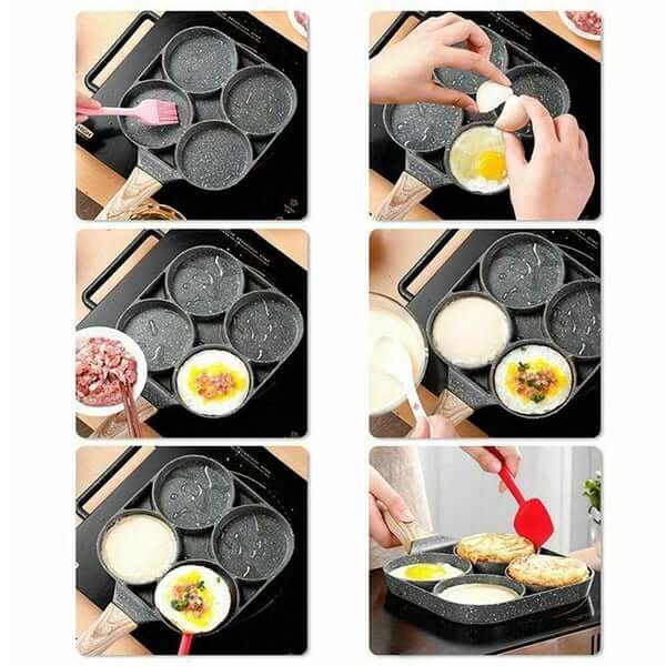 4 Hole Non-stick PAN - Shopsy