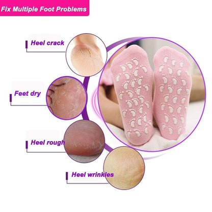 Crack Heal Silicon Spa Gel Socks