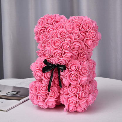 Cute Teddy Bear Toy Lovely Rose Bear Soft Toy - Snooxi™ Deep Pink Snooxi™ Zaavio®