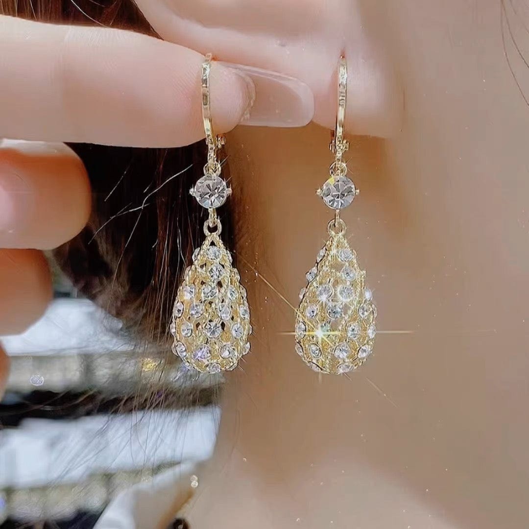 Diamond Water-Drop Earrings