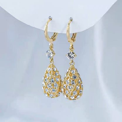 Diamond Water-Drop Earrings