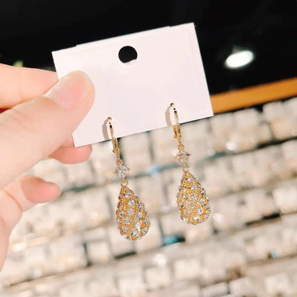 Diamond Water-Drop Earrings