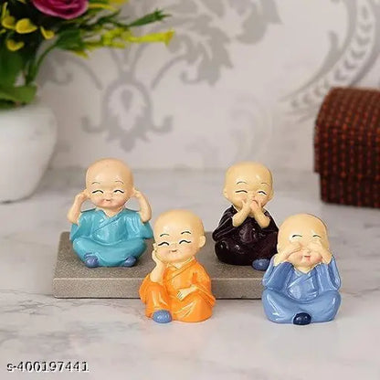 Monk 4 piece set home decoration